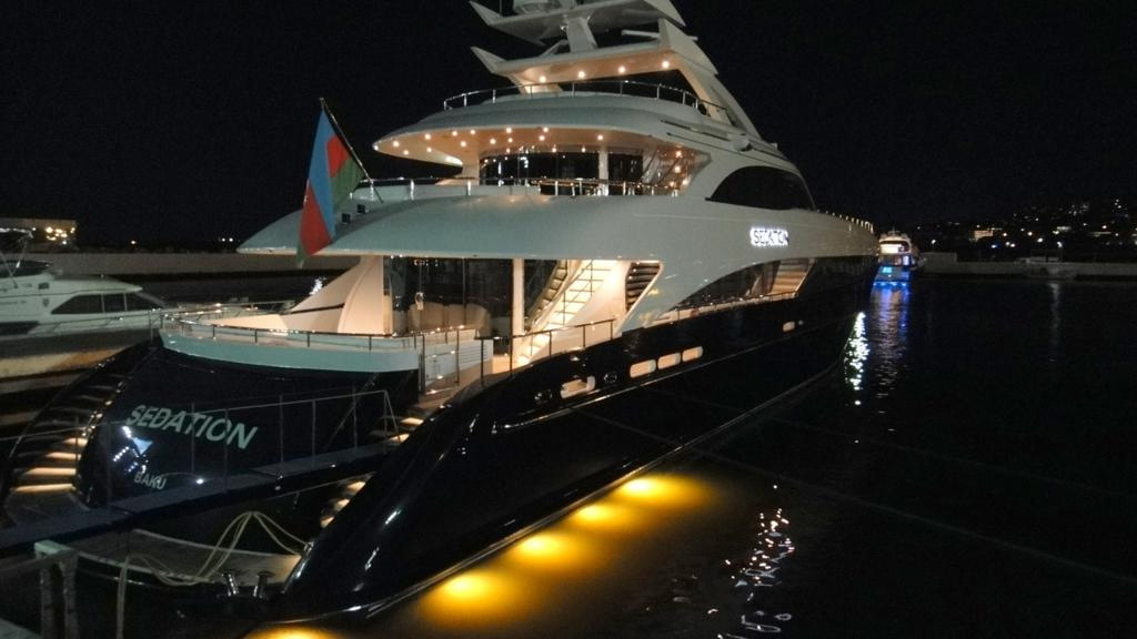 Sedation A, docked at the Baku Yacht Club