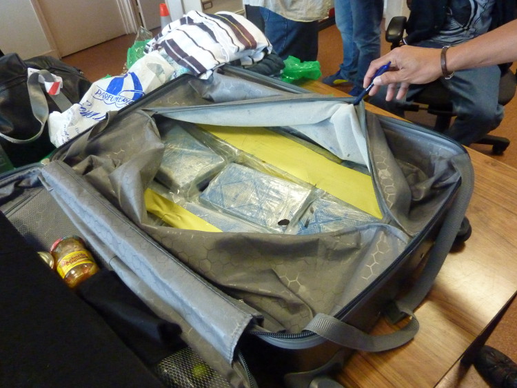 Cocaine intercepted at an airport in Paris as part of Operation Archimedes