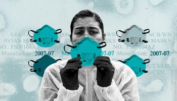 Egyptian Medical Staff Treating COVID-19 Patients Given Old, Fake Masks 