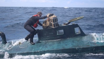 The US Captures a “Cocaine sub’’ in the Pacific Ocean 