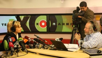 Russian Radio Host Stabbed in the Neck 