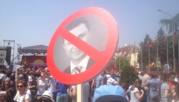 Macedonia: Thousands Gather for Anti-Government Protests in Skopje