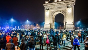 Romania: Opposing Protests Fill The Streets of Bucharest