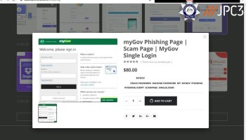 International Phishing Net Targets Australian Government's Web