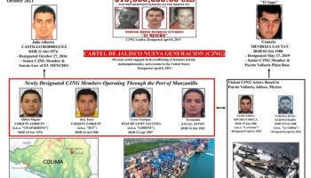U.S. Sanctions Alleged Drug Traffickers of Mexico’s CJNG Cartel