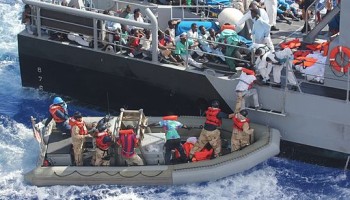 An Armed Group in Libya May Be Stopping Migrant Boats from Leaving