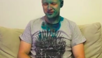 Anti-Corruption Activist Attacked with Green Slime