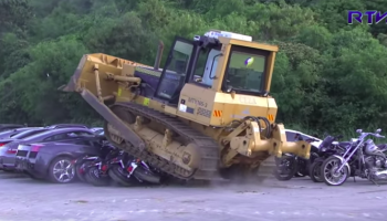 Philippine President Publicly Destroys Luxury Cars
