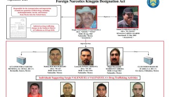 U.S. Authorities Designate Mexican, Colombian Drug Cartels Bosses