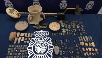 Spanish Police Recover Nearly 200 Looted Archaeological Pieces