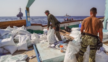 US Fleet Seizes Explosive Material in the Gulf of Oman