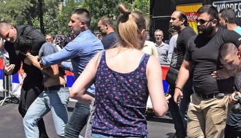 Serbian President’s Party Tied to Football Hooligans