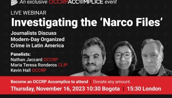 OCCRP Discussion on ‘NarcoFiles’: Journalists Talk Investigating Latin American Organized Crime