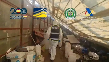 Spain & Colombia Dismantle Cocaine Processing Lab, 28 Arrested