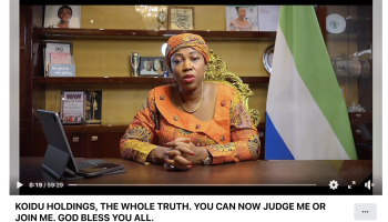 Sierra Leone First Lady Dodges Questions on Gambia Properties