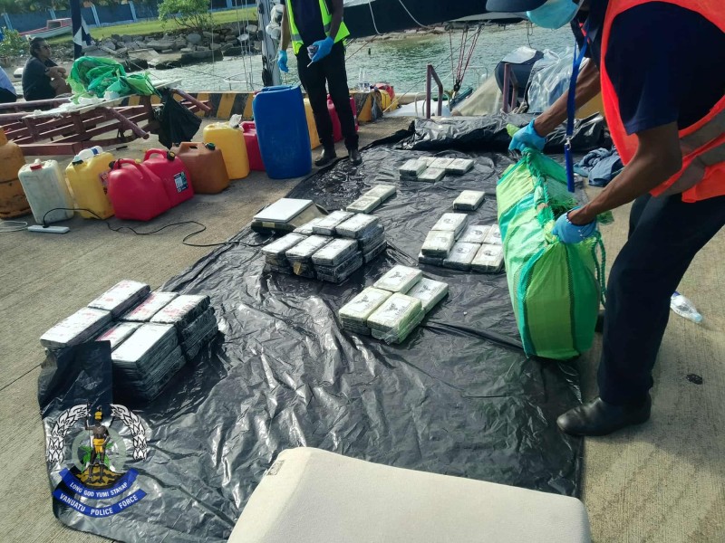 Three Men Detained After Vanuatu’s Largest Cocaine Haul Since 2013